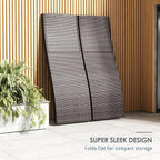 Nestl Chaise Lounge Chair Outdoor Set of 2, Wicker Patio Lounge Chair, Outdoor Lounge Chair with Reclining Backrest