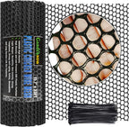 upgraded 15.7in x 33ft abs plastic chicken wire shown in use