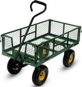 steel garden cart, 2-in-1 heavy duty utility wagon, main product view