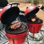 Vankey Charcoal Basket for Kamado Joe JR，Heavy Duty Stainless Steel Charcoal Ash Basket fit Minimax Big Size Green Egg and Other Smoker Grill