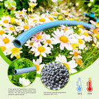 drip irrigation system 98ft, fast connect automatic irrigation, package contents