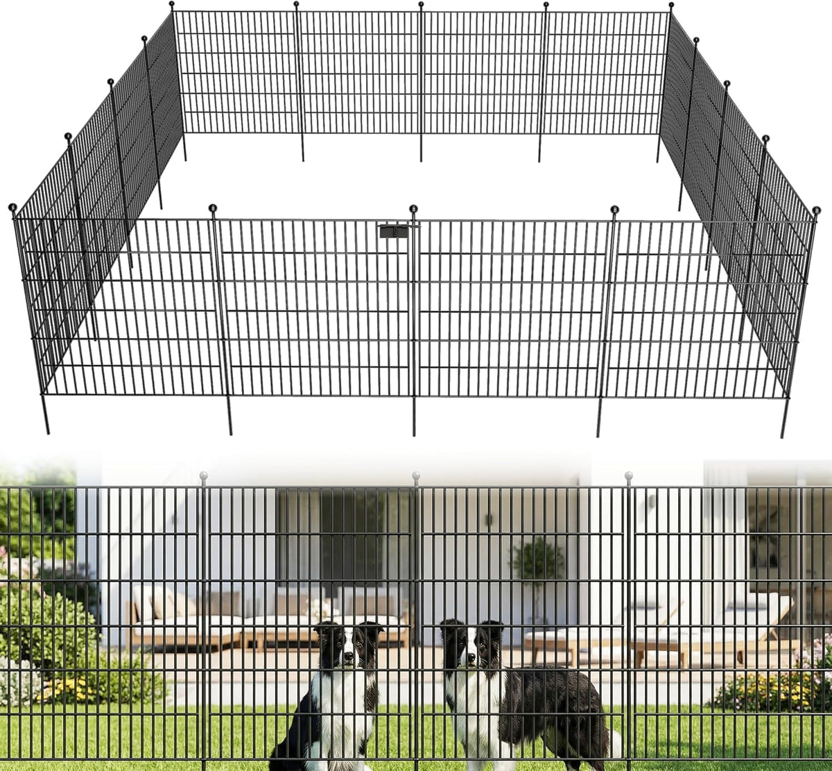 toolterritory 20 panels no dig garden fence with, main product view