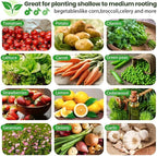 2 Pack Tall 8x4FT Corrugated Galvanized Steel Raised Garden Bed Outdoor, Metal Above Ground Garden Bed for Vegetables and Flowers, Rectangle Raised Beds for Gardening