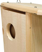 Squirrel House, Handcrafted Eastern White Pine Nesting Box, Outdoor Shelter