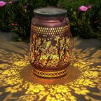FUYO Solar Lanterns Outdoor Waterproof, Hummingbird Metal Hanging Solar Lights Outside Decorative for Backyard Patio Yard Pathway Porch, Garden Decor Birthday Gifts for Women Mom Grandma