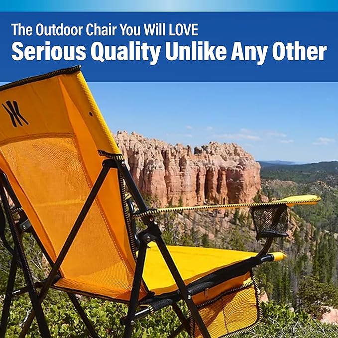 Kijaro Dual Lock Folding Camp Chairs - Versatile for Sports, Outdoors & Lawns - Locks Positions - Maldives Blue