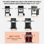 onlyfire Adjustable Charcoal Tray Stainless Steel Charcoal Ash Pan | Fits for Most Weber Spirit and Genesis Gas Grills,Helps Save Gas While Cooking