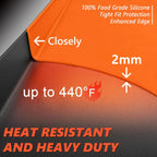 28" Silicone Griddle Mat for Blackstone Heavy Duty Grill Top Cover | All Year Round Protective Mat,Food-grade,Oil & Waterproof,Easy to Clean,450°F Heat Resistant,Outdoor Griddle Accessories