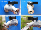 RBS006 Stainless Steel Rain Barrel Spigot (Quarter Turn Ball Valve)
