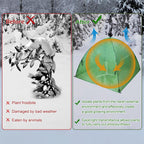 plant tent outdoor winter shrub cover green frost, package contents