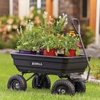 gorilla carts poly dump cart, 600 lb. capacity, package contents