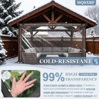 5x8ft clear tarp 14mil clear tarps heavy duty showing dimensions
