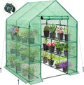 eagle peak walk in 3-tier greenhouse with wire, main product view