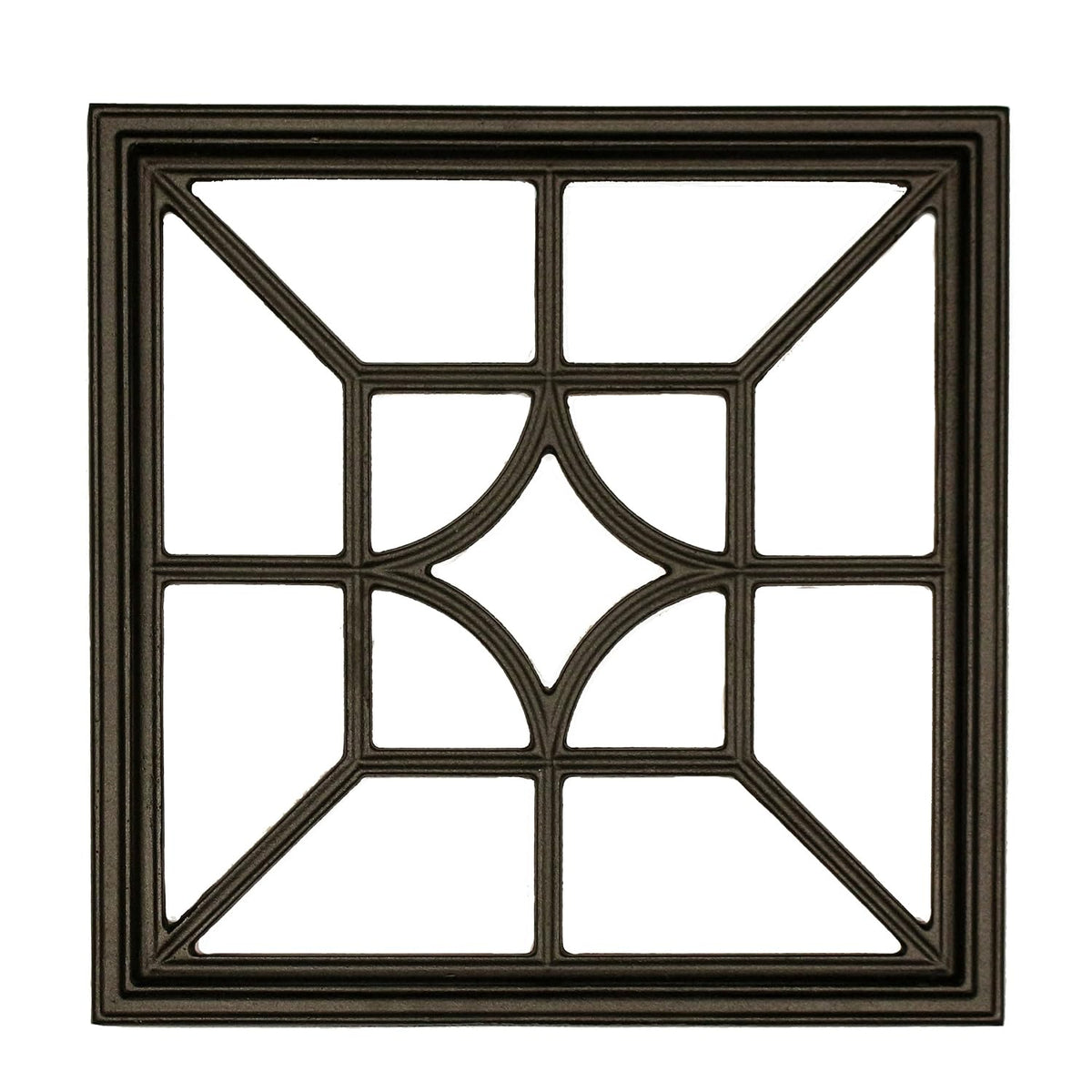 nuvo iron insert gate sq/dmnd blk 15x15 acw54, main product view