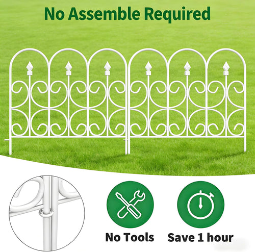 amagabeli garden & home 5 panels 32in(h)×10ft(l) decorative shown in use