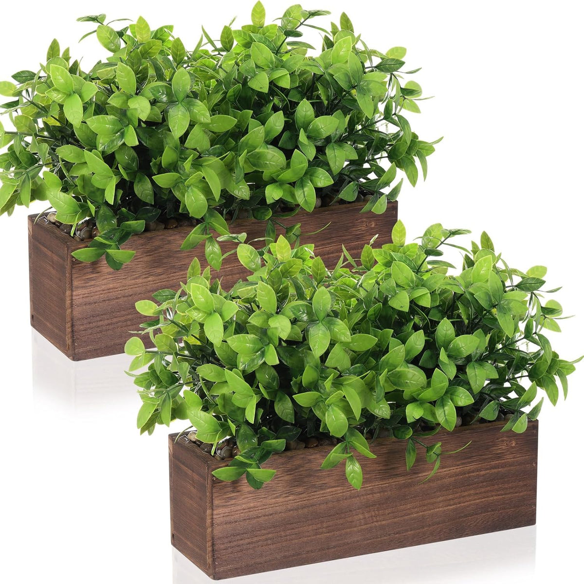lyrow 2 pack 11.4 '' artificial eucalyptus plants, main product view