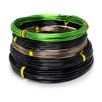 Bonsai Wire 5 Rolls 164 Feet-Training Wire with Cutter for Bonsai Trees | Anodized Aluminum 1mm/1.5mm/2.0mm 3 Size Perfect for Garden Enthusiasts