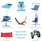 Algoma Net Deluxe Hammock Pillow Kiwi Rave