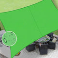 LOVE STORY Rectangle 4'x4' Waterproof Sun Shade Sail Canopy UV Block for Outdoor Patio Backyard Carport,Fruit Green(We Make Custom Size)