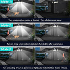 Tuffenough Solar Outdoor Lights 2500LM 210 LED Security Lights with Remote Control,3 Heads Motion Sensor Lights, IP65 Waterproof,270° Wide Angle Flood Wall Lights with 3 Modes(1 Packs)