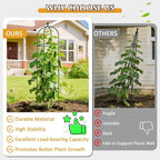 Garden Trellis for Climbing Plants, Tomato Cage, Rose, Flowers, Grape, Pea, Cucumber Trellis, Rustproof Plastic Coated Metal Plant Support for Potted Plants Indoor Outdoor - 1PC Plant Trellis
