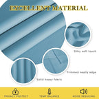 NICETOWN Thermal Insulated Blackout Curtain - (Teal Blue Color) Thermal Insulated Window Treatment Drape, Room Darkening Modern Drapery for Boy's Room,52x95 inches, One Panel