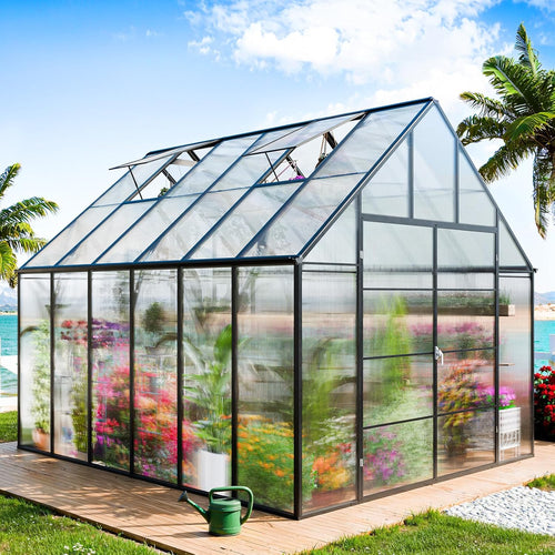 12x10x10 ft extra large greenhouse for outdoors, heavy, main product view