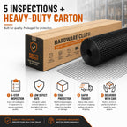 HORCH Black Hardware Cloth 1/2 inch 24 x 100 ft 19 Gauge | Chicken Wire Mesh Roll, Chicken Wire Fencing, Wire Fence Roll, Tree Guard, Rat Wire, Hardware Mesh