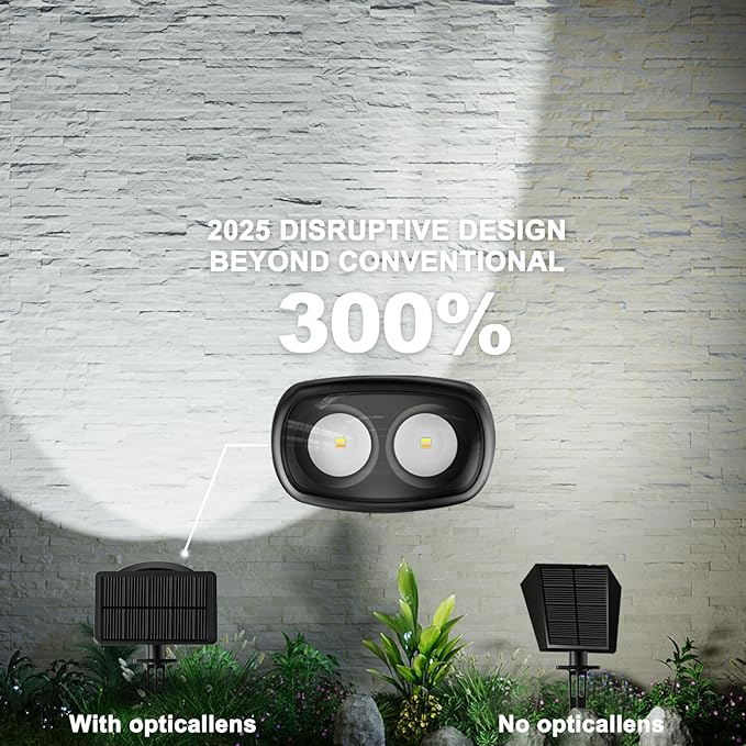 Solar Spot Lights Outdoor Waterproof IP68, RGB Colors Changing Solar Lights with 4 Lighting Modes, Solar Powered Lights Outdoor for Yard Outside Landscape Garden (6Pack)