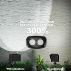 Solar Spot Lights Outdoor Waterproof IP68, RGB Colors Changing Solar Lights with 4 Lighting Modes, Solar Powered Lights Outdoor for Yard Outside Landscape Garden (6Pack)