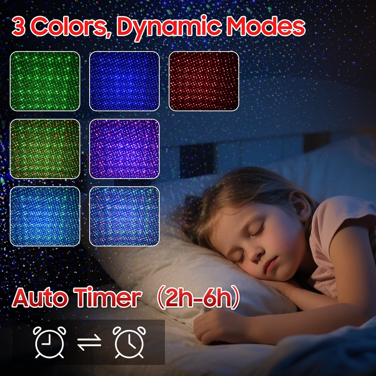 Outdoor Projector Lights, RGB Firefly Laser Lights Outdoor, IP65 Waterproof Garden Landscape Lighting for Yard House Patio Pool, Moving Galaxy Star Show for Summer Party Backyard Decorations