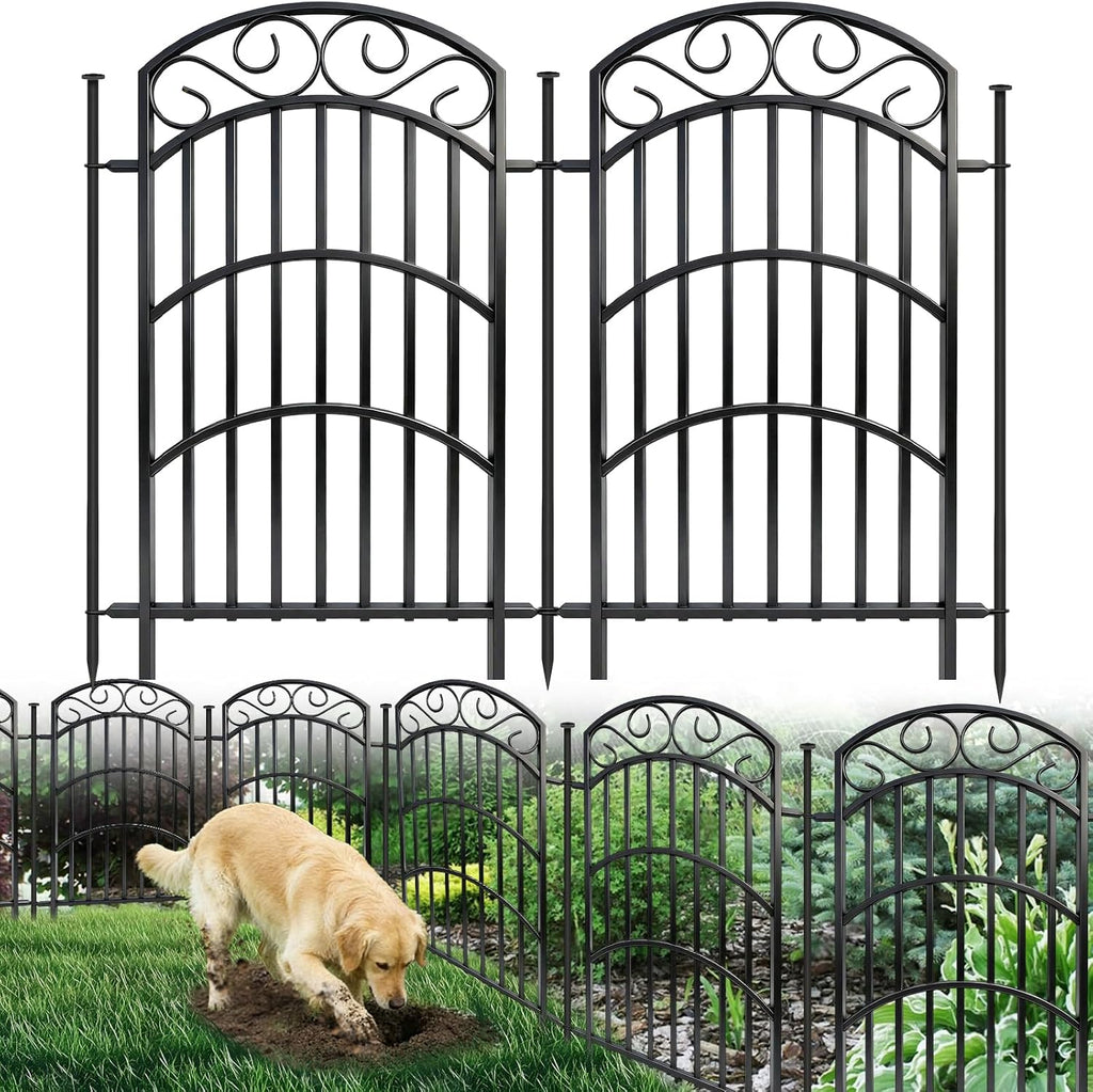 decorative garden fence, 40in h x 18ft l, main product view