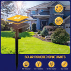 Kyosho Solar Outdoor Lights Waterproof IP67, 38 LEDs Solar Spot Lights Outdoor, 2-in-1 Landscape Spotlight with 3 Modes for Lawn, Pathway, Yard, Pool, 4 Pack