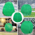 pop up winter plant covers, 22x22x23" freeze protection on a desk or shelf