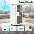 10,000btu energy saving portable air conditioners for rooms on a desk or shelf