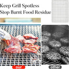10 PCS Disposable Grill grates，Grill mesh 11.8×15.7 inch，Disposable Grill Topper for Outdoor BBQ Parties，Grill net can Withstand high temperatures