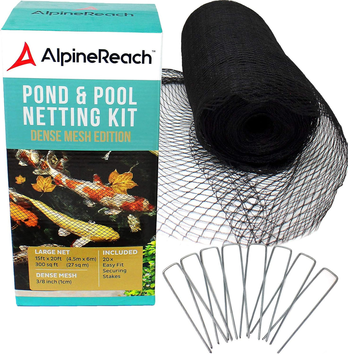 alpinereach pond netting kit 15 x 20 feet, main product view