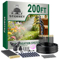 drip irrigation system, 2026-upgrade 200ft 1/4" garden watering, main product view