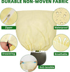 tcbwfy 95x80 inch huge plant covers freeze protection, side view