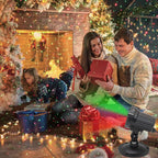 SUNFUCAN Laser Christmas Projector Lights Outdoor, Outdoor Garden Laser Light, Landscape Lights with Red and Green Stars, IP65 Waterproof,Cold Resistant. Suitable for Holiday, Party, Garden Decorati | Landscape Lights with Red and Green Stars, IP65