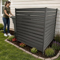 2 panel air conditioner fence, 42" h x, main product view