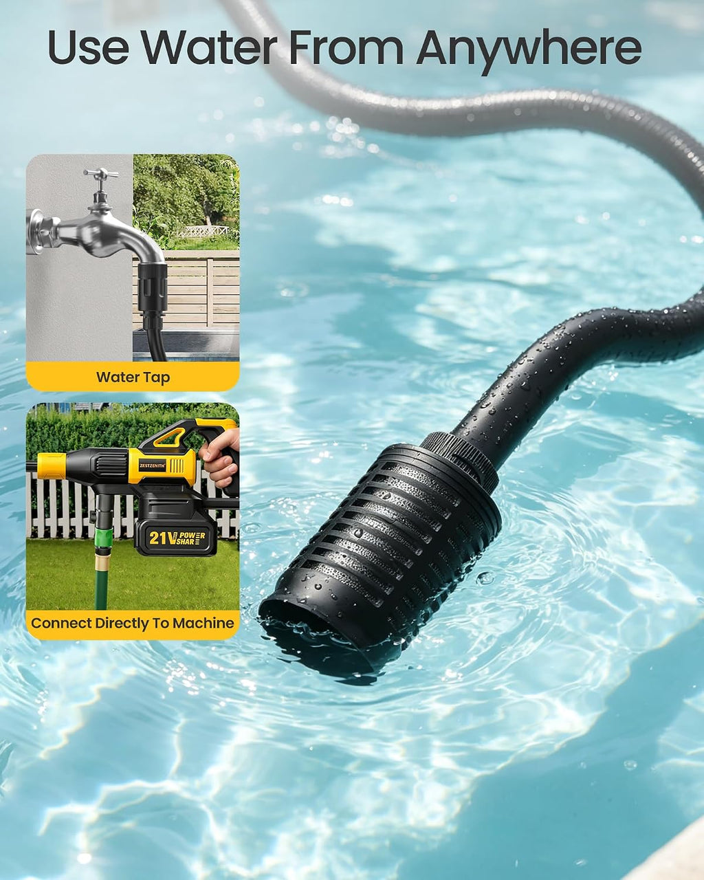 cordless power washer battery powered, portable cordless pressure on a desk or shelf