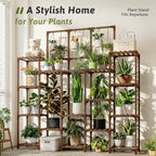 gentingbro plant stand indoor outdoor 63" tall plant shown in use