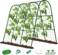 cucumber trellis for raised bed, u-shape arch metal, main product view