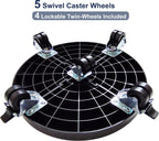 16 inch plant caddy with wheels outdoor indoor shown in use