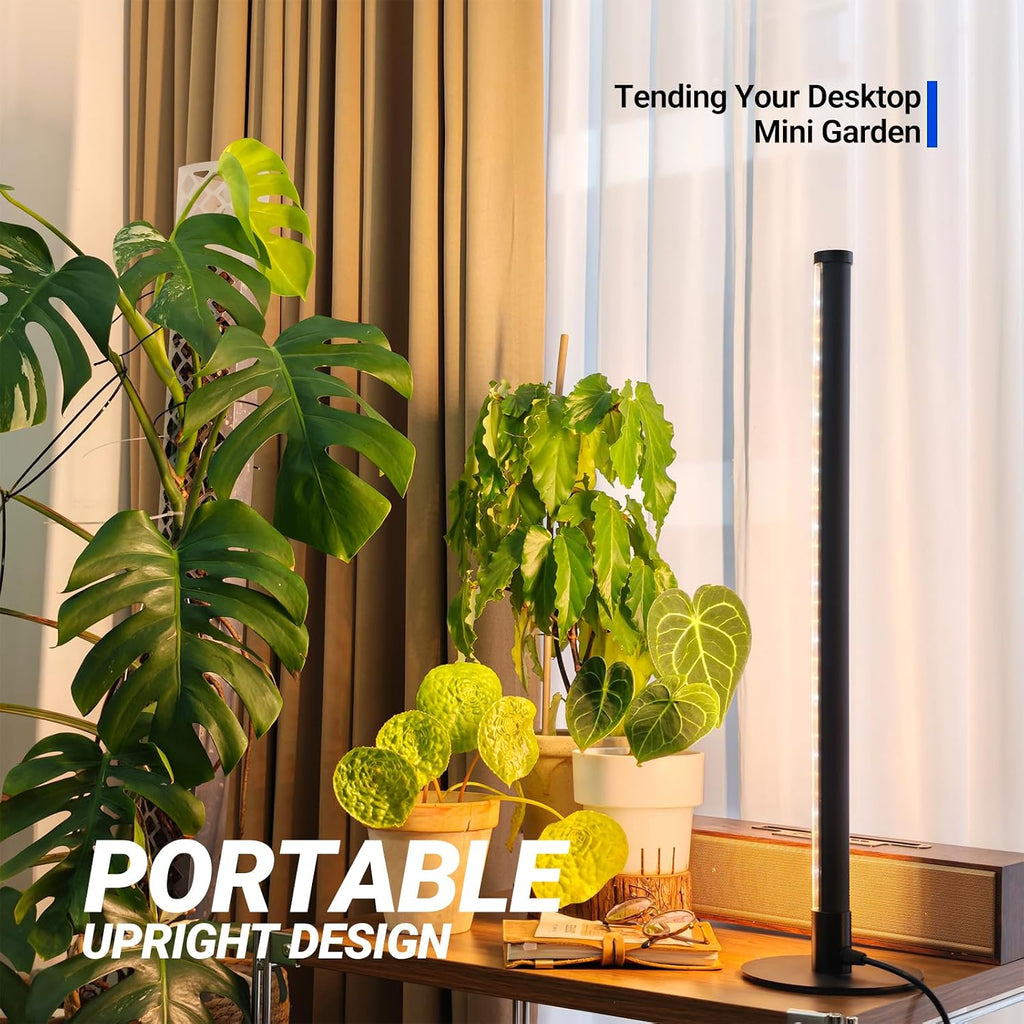 Barrina T10 Standing Grow Light for Indoor Plants, 20W 2FT, Full Spectrum | Desk LED Plant Light, Hanging and Standing Mount, Table Top Vertical Grow Lights with On/Off Switch, Ideal for Plants Growth
