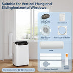 14000 btu portable air conditioners with remote control, view 9