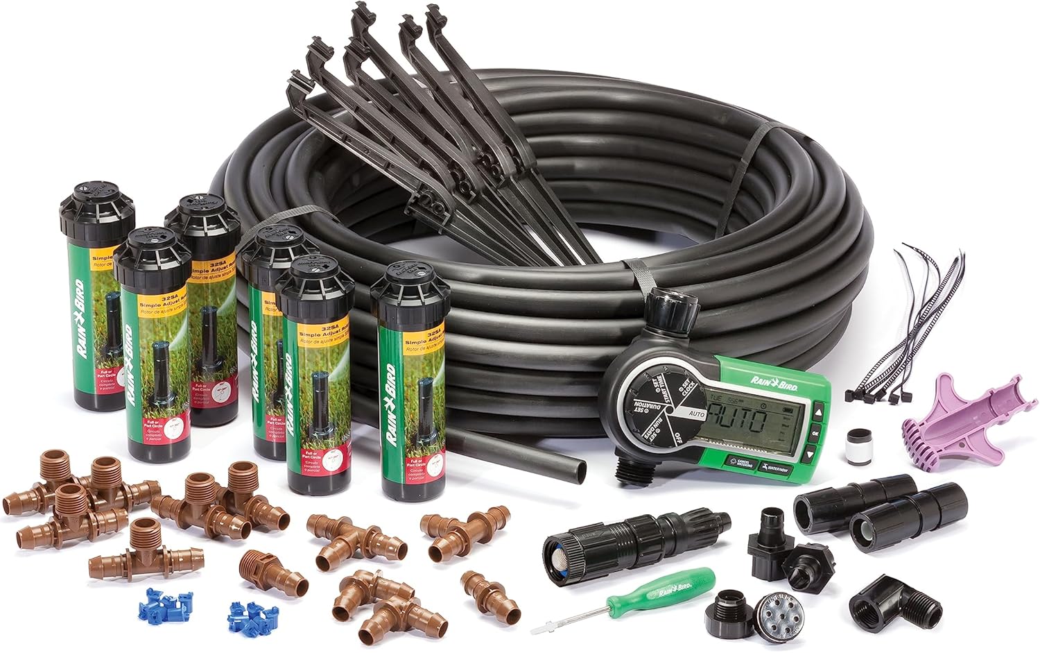 Rain Bird 32ETI DIY Install In-Ground Automatic Sprinkler Kit