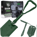 rhino usa folding survival shovel with pick, main product view