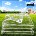 8' x 10' clear tarps heavy duty pvc, main product view